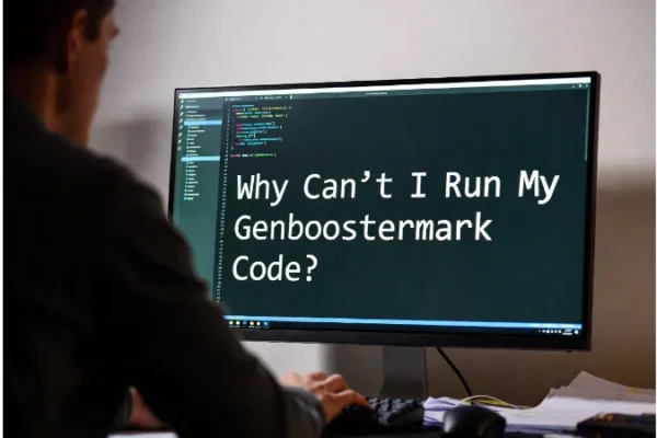 Why Can't I Run My Genboostermark Code?